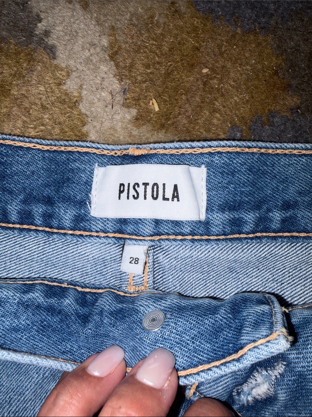 Pistola Gigi distressed shorts size 28 - Picture 3 of 6